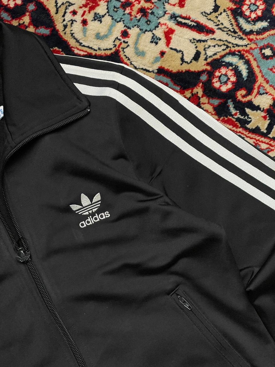 ADIDAS ORIGINALS WHITE-STRIPED TRACK JACKET