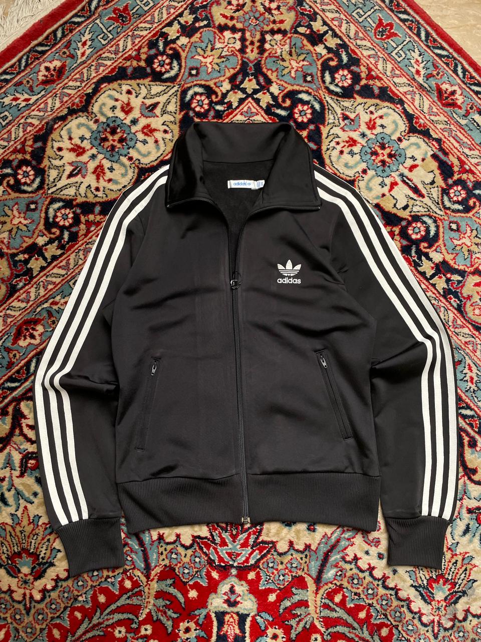 ADIDAS ORIGINALS WHITE-STRIPED TRACK JACKET