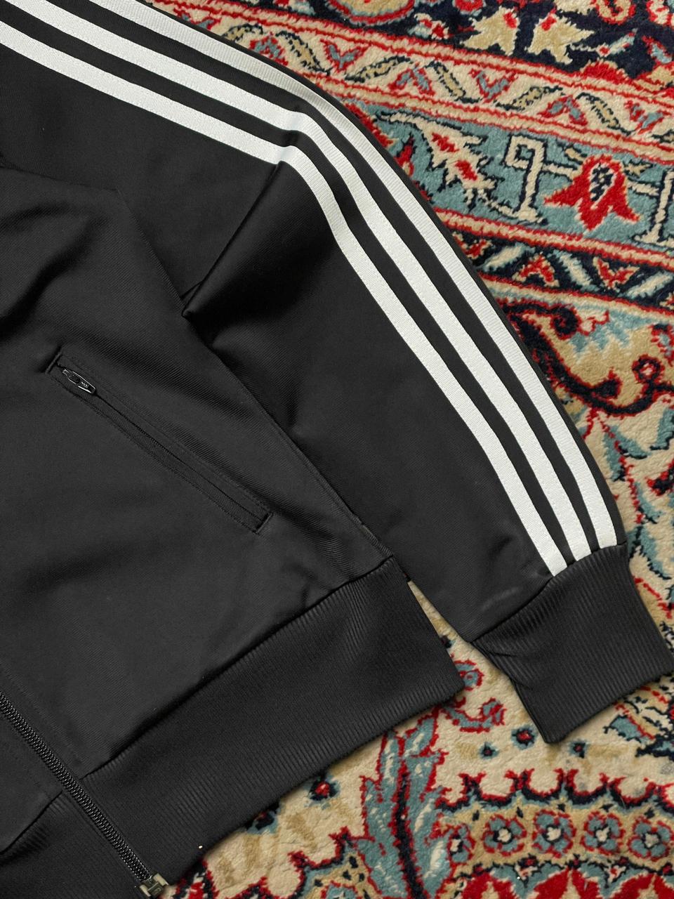 ADIDAS ORIGINALS WHITE-STRIPED TRACK JACKET