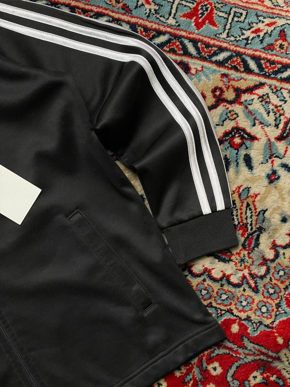 ADIDAS SILVER-STRIPED TRACK JACKET