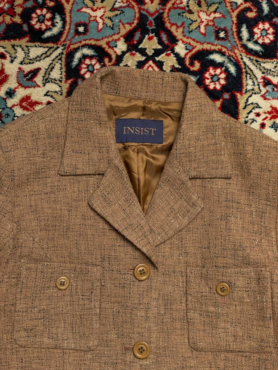 INSIST TEXTURED CROPPED BLAZER