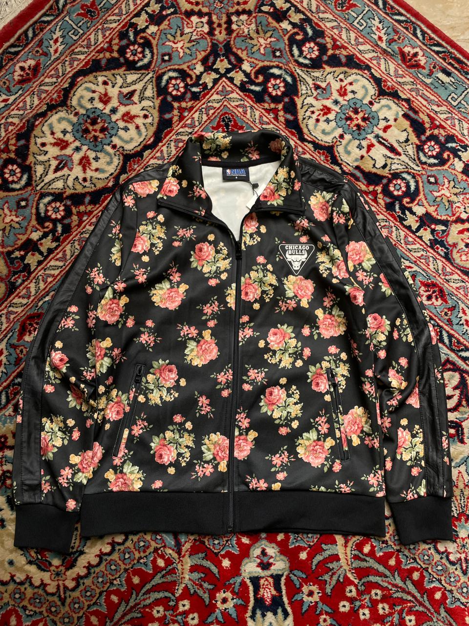 NBA CHICAGO BULLS PRINTED TRACK JACKET