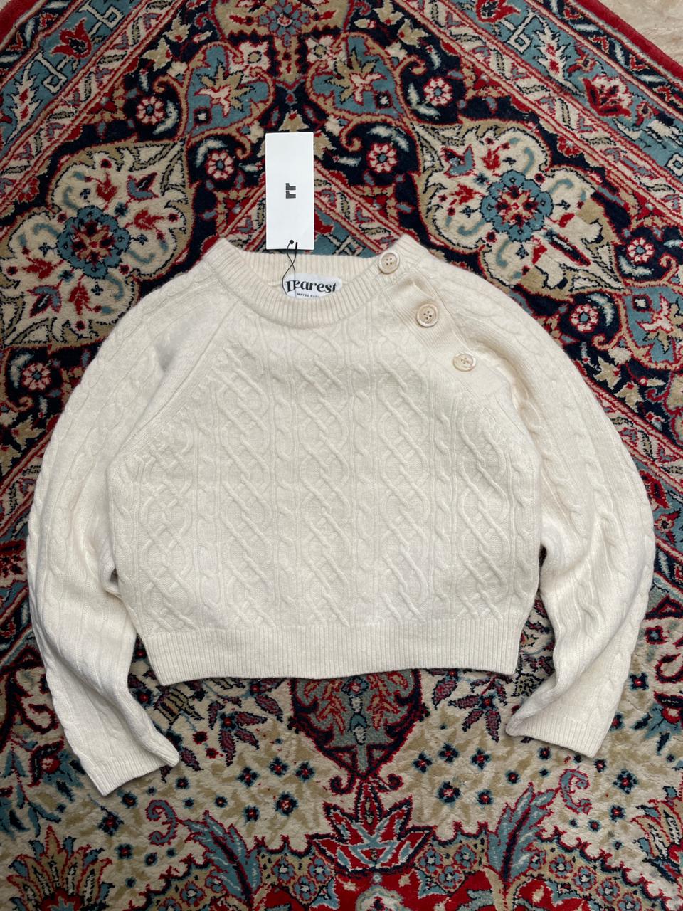 DEAREST KNITTED TEXTURED BOXY FIT SWEATER