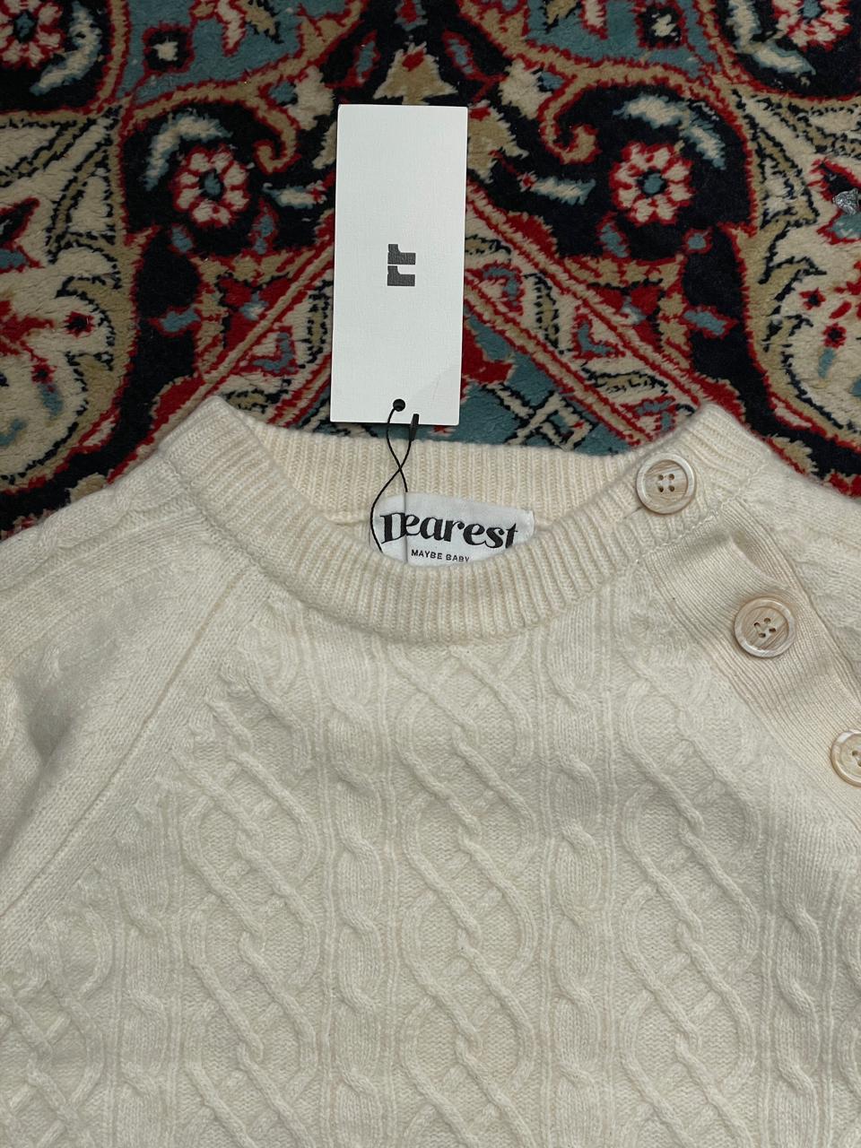 DEAREST KNITTED TEXTURED BOXY FIT SWEATER