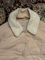 SPAO PUFFER BUTTON WOMEN RELAXED FUR JACKET
