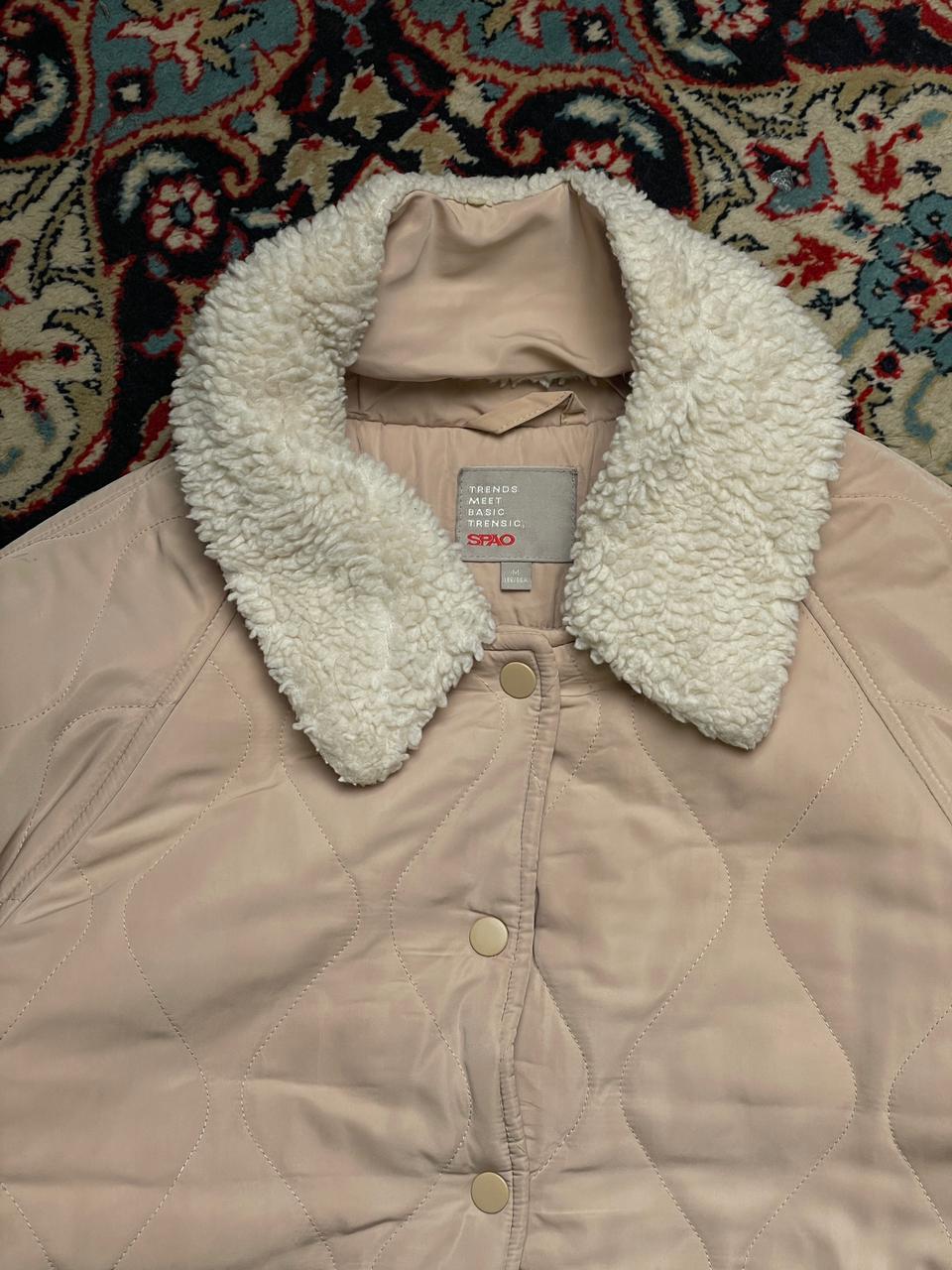 SPAO PUFFER BUTTON WOMEN RELAXED FUR JACKET