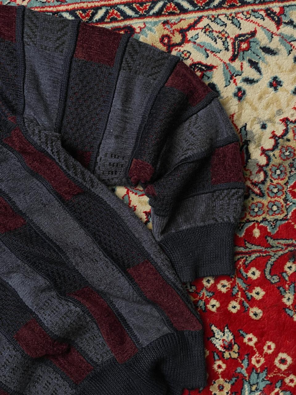 VINTAGE TEXTURED HEAVYWEIGHT REGULAR FIT QUARTER ZIPPER