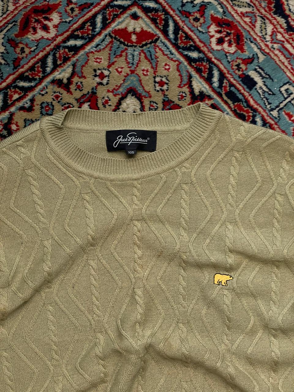 JACK NICKLAUS KNITTED TEXTURED RELAXED FIT SWEATER