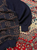 GOLDEN BEAR VINTAGE ITALIAN PRINTED RELAXED FIT SWEATER