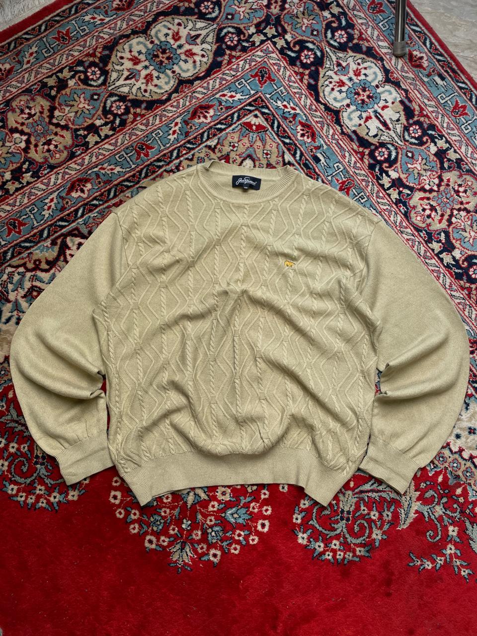 JACK NICKLAUS KNITTED TEXTURED RELAXED FIT SWEATER