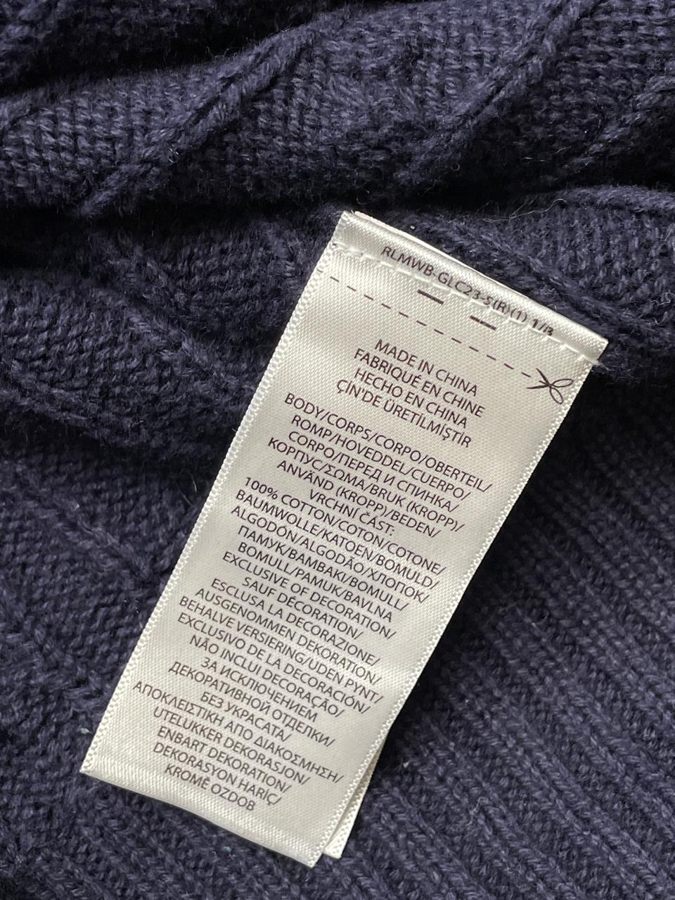 POLO RALPH LAUREN KNITTED TEXTURED  VINTAGE SLEEVELESS SWEATER