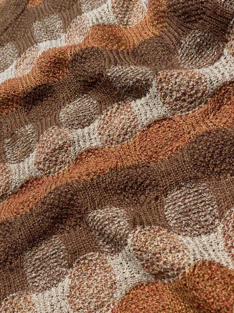 DEMAIN CLAIR VINTAGE KNITTED TEXTURED RELAXED FIT SWEATER