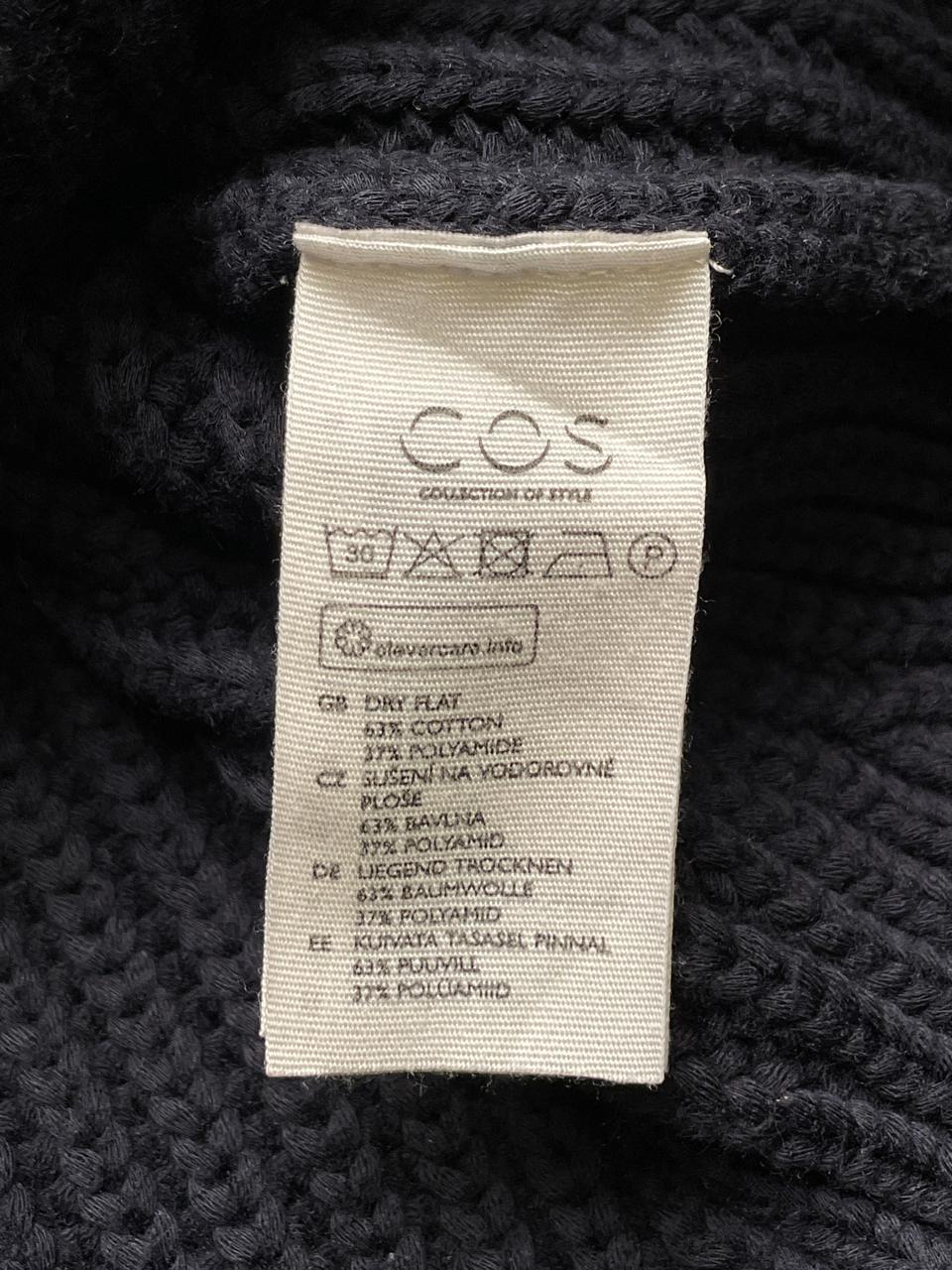COS KNITTED TEXTURED HEAVYWEIGHT RELAXED FIT SWEATER