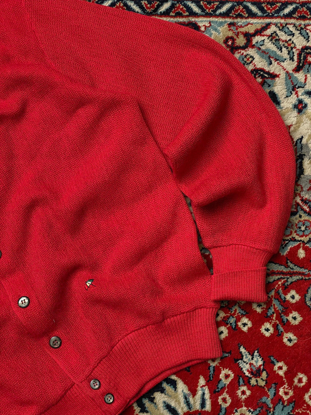 PALMER KNITTED RELAXED FIT CARDIGAN