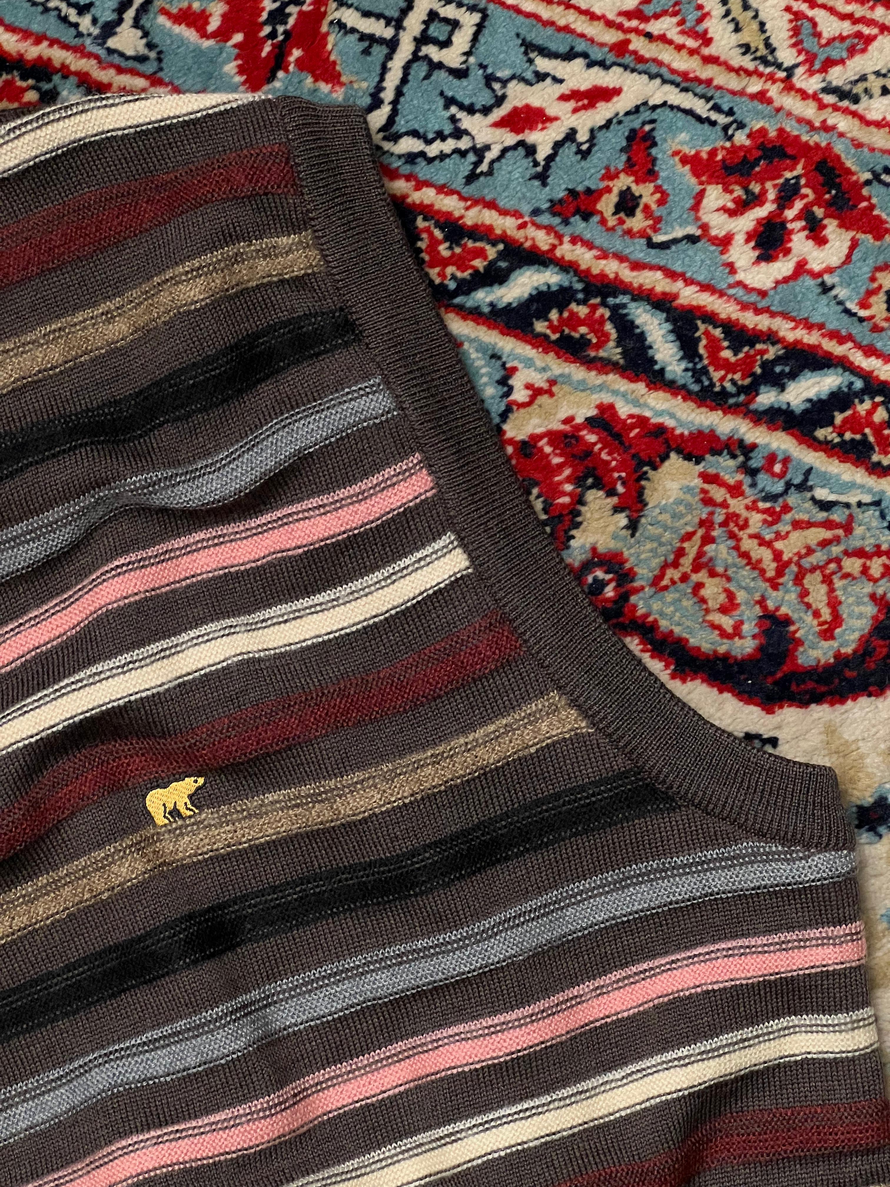 JACK NICKLAUS VINTAGE KNITTED V-NECK SLEEVELESS SWEATER