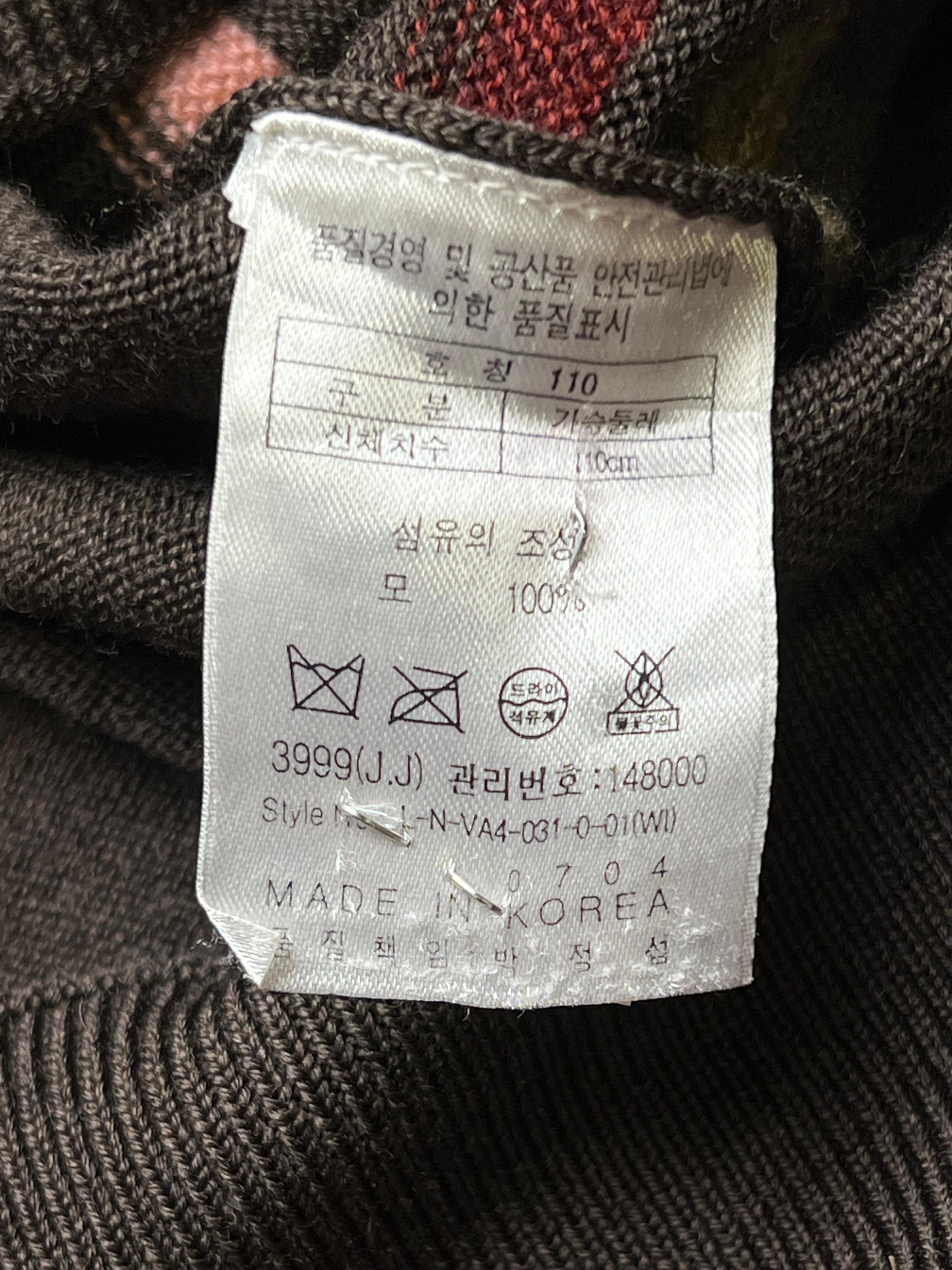 JACK NICKLAUS VINTAGE KNITTED V-NECK SLEEVELESS SWEATER