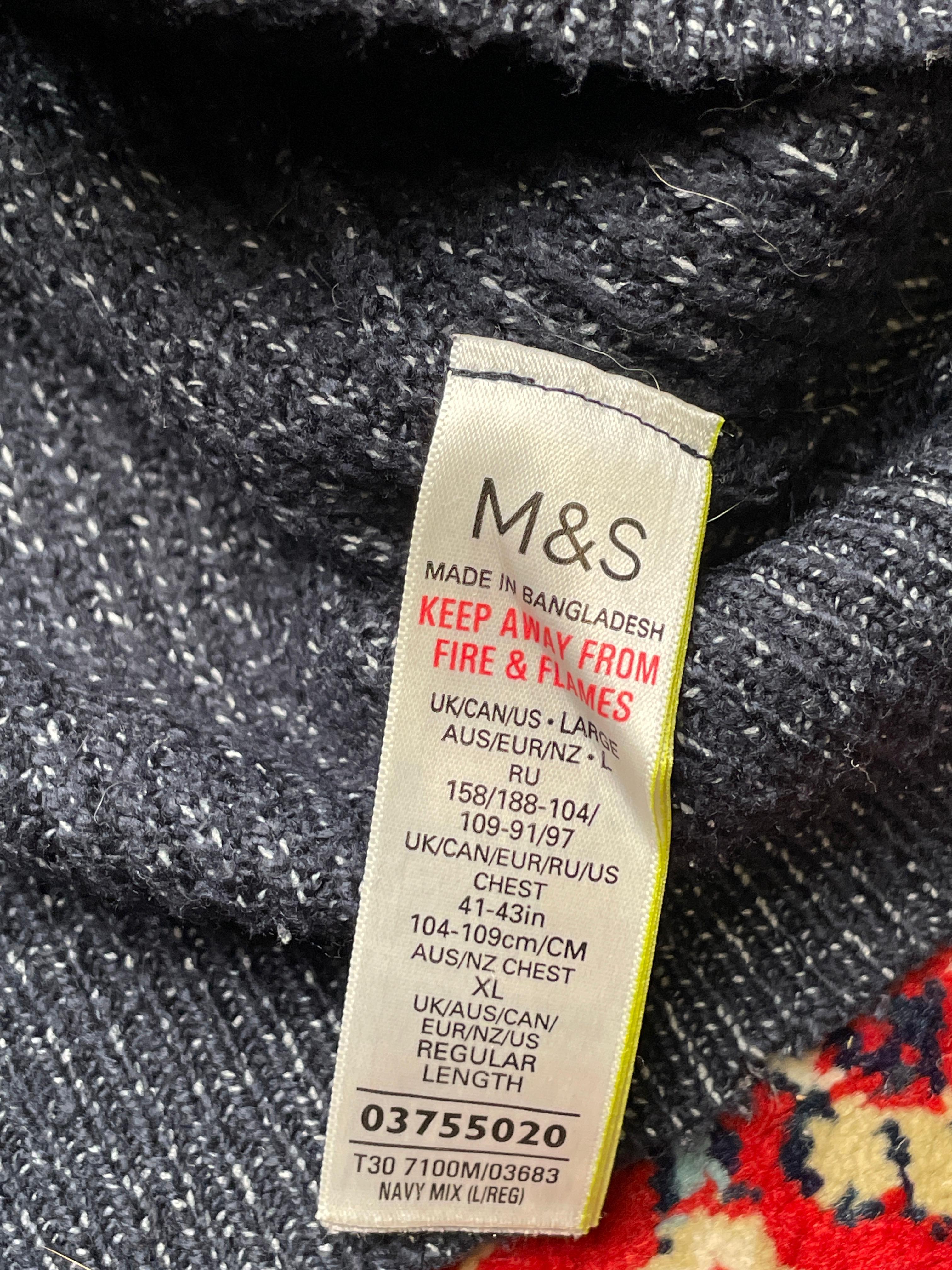 M&S KNITTED SLIM FIT SWEATER