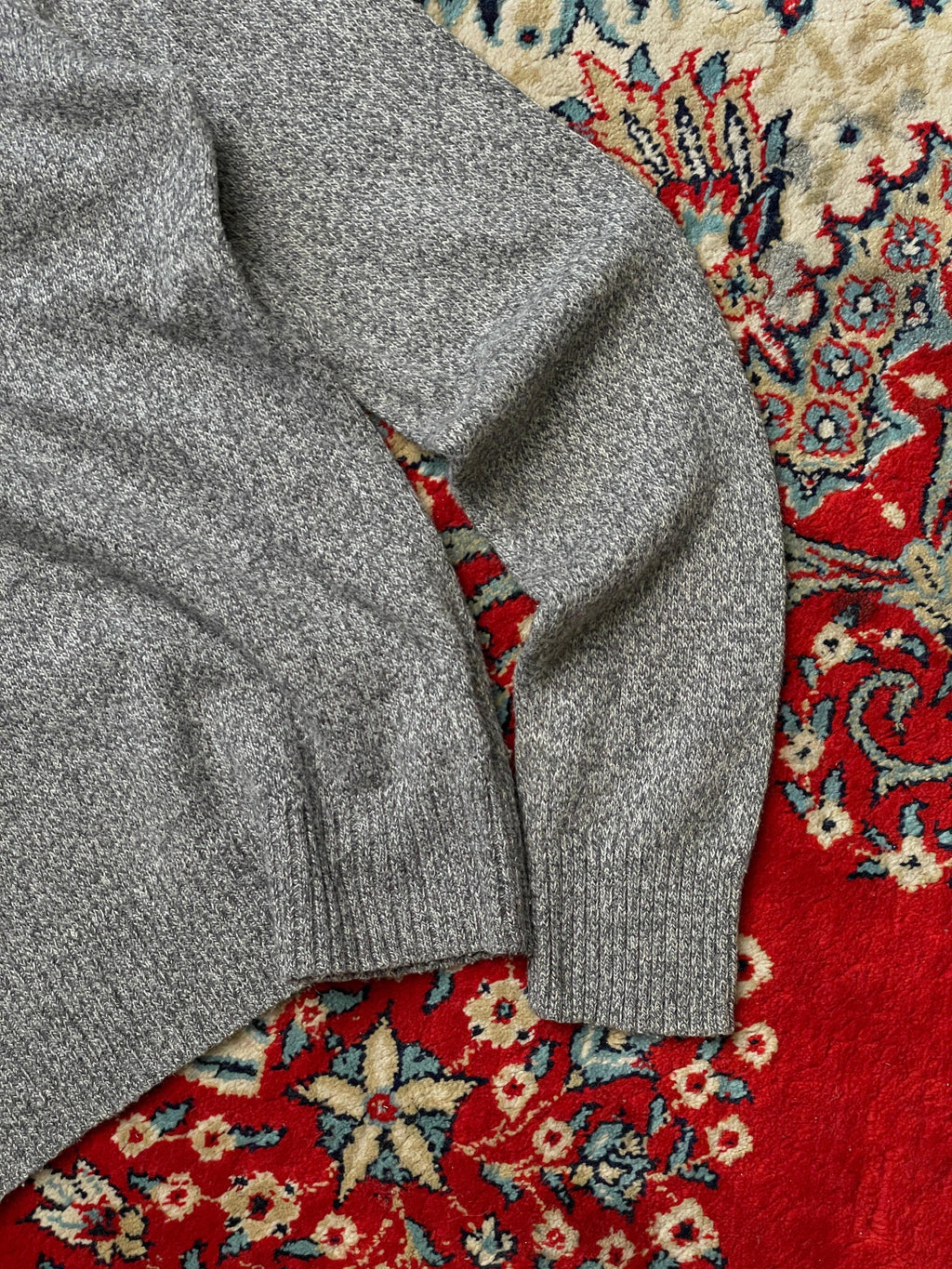 GAP KNITTED SLIM FIT QUARTER ZIPPER