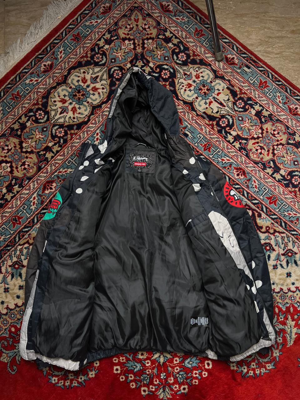 KEITH HARING "MEMBERS ONLY" DUCK DOWN PUFFER