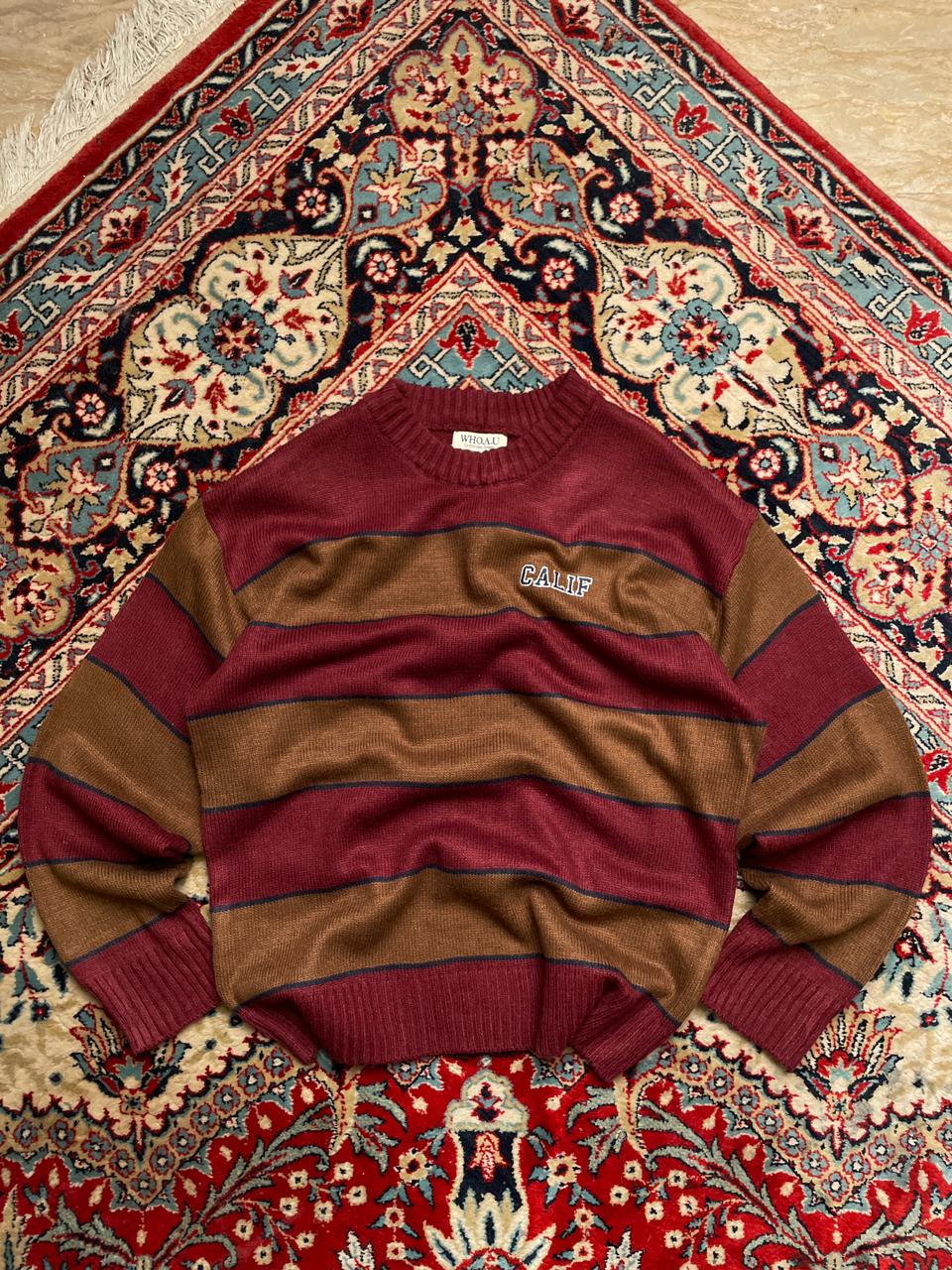 WHO.A.U VINTAGE RELAXED FIT SWEATER