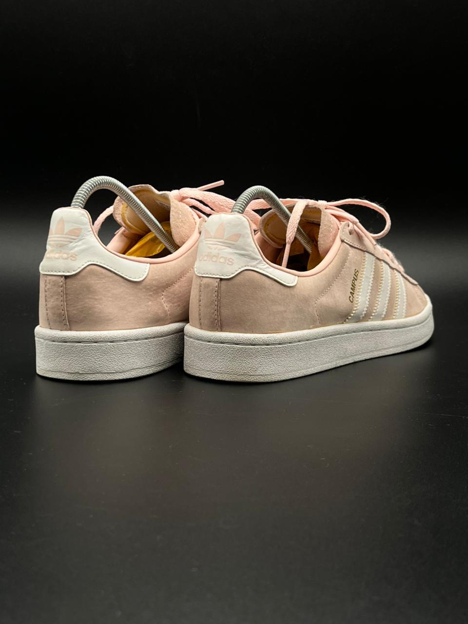 Adidas Originals Campus ICY Pink/ White suede