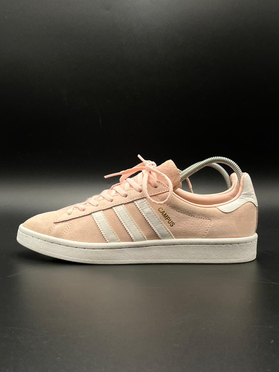 Adidas Originals Campus ICY Pink/ White suede