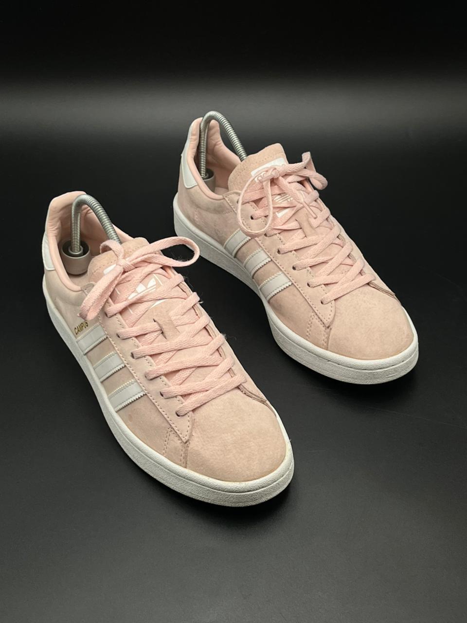 Adidas Originals Campus ICY Pink/ White suede