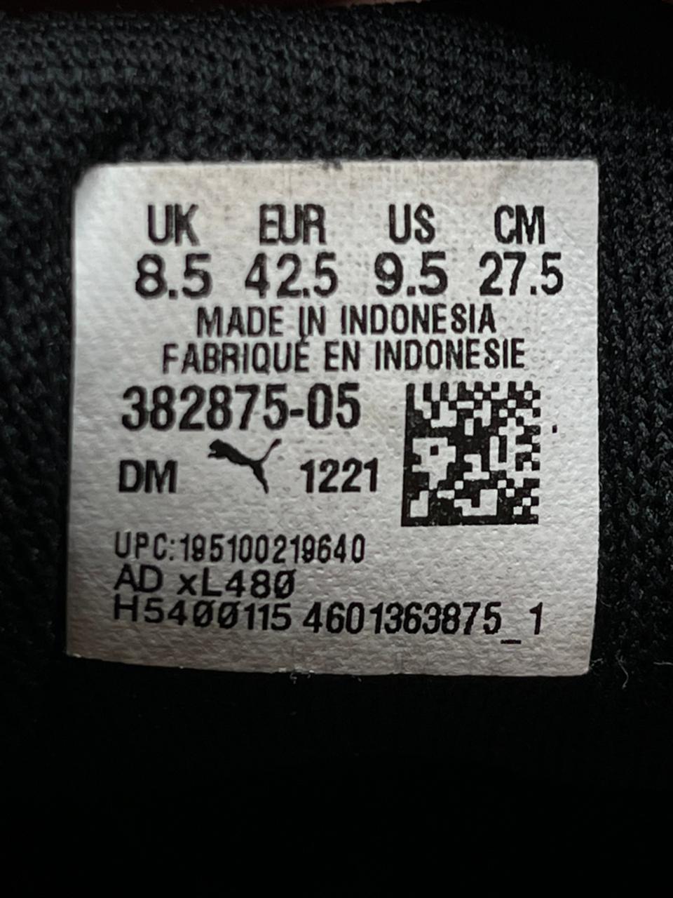 Puma Suede black harbor mist