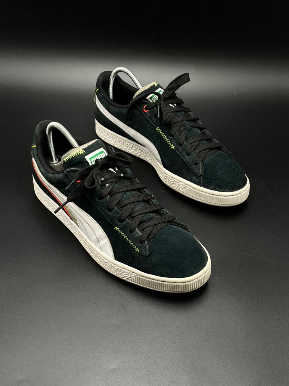 Puma Suede black harbor mist