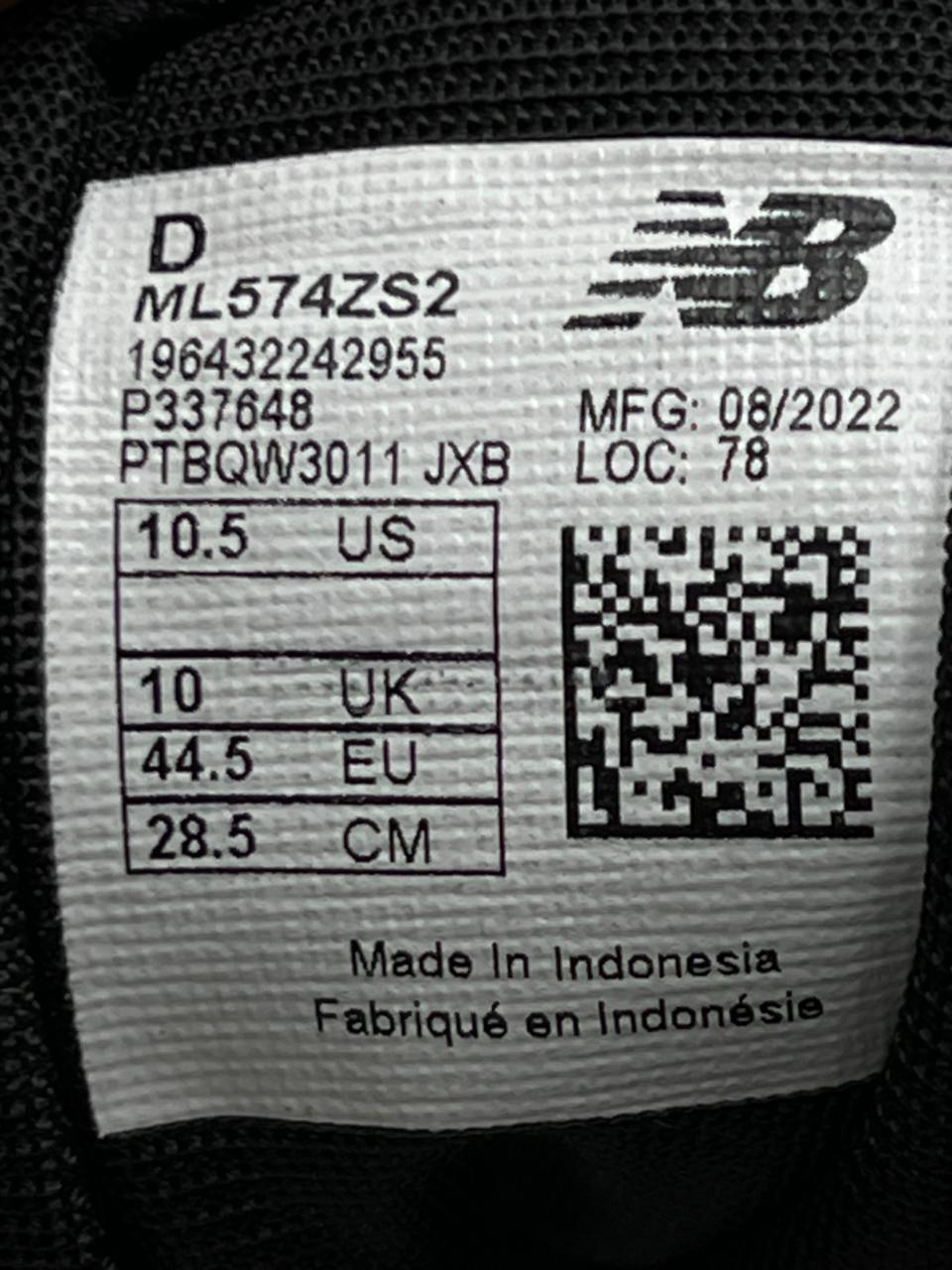 New Balance 574 SUEDE BROWN/BLACK