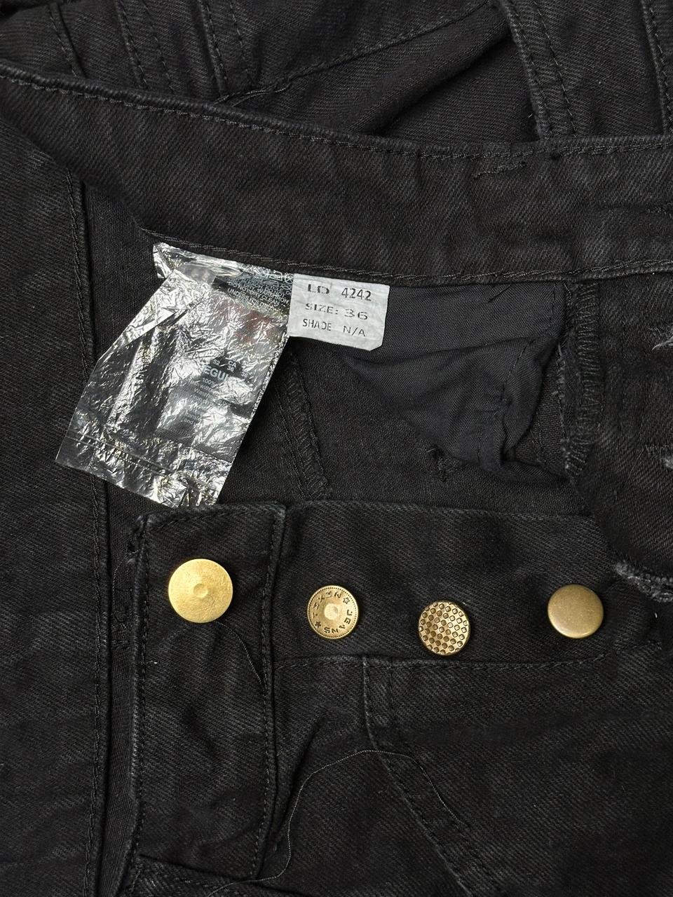 BOOHOO MAN BLACK BAGGY Cargo Denim Pants