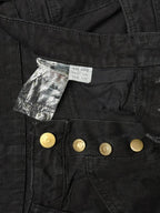BOOHOOMAN BLACK BAGGY Cargo Denim Pants