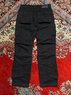 BOOHOOMAN BLACK CARGO PANTS