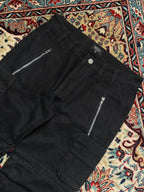 BOOHOOMAN BLACK CARGO PANTS