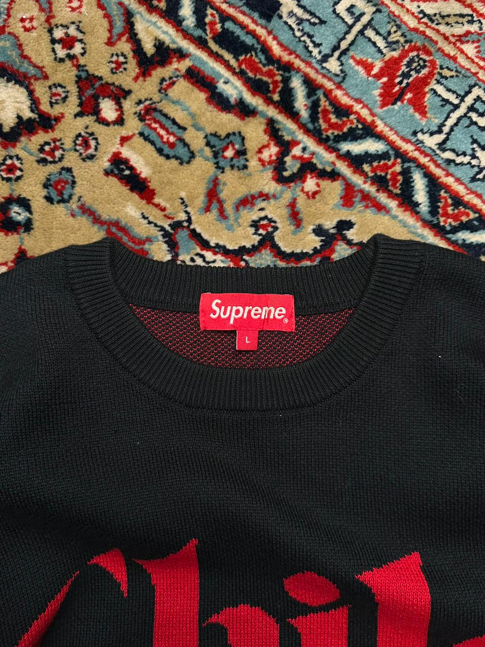 SUPREME CHILD OF HELL BAGGY HEAVYWEIGHT SWEATSHIRT