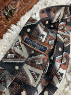 Fletcher's Gallery Abstract Geometric Silk Tie