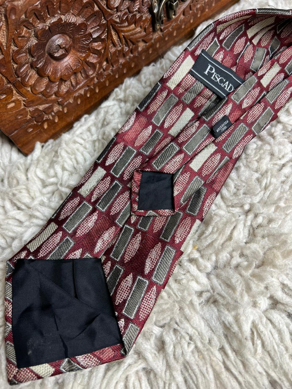 Jose Piscador MULTI COLORED PATTERENED TIE