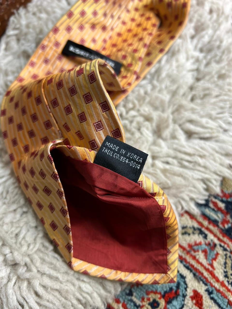 Korean Air Official Crew Geometric Tie