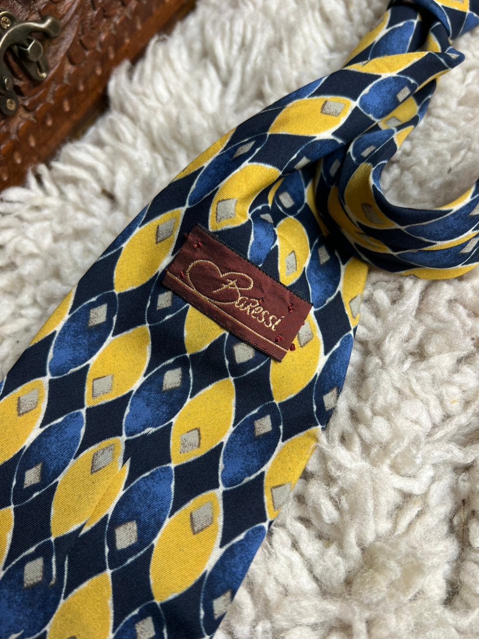 Roberto Baressi Milano Geometric Silk Tie