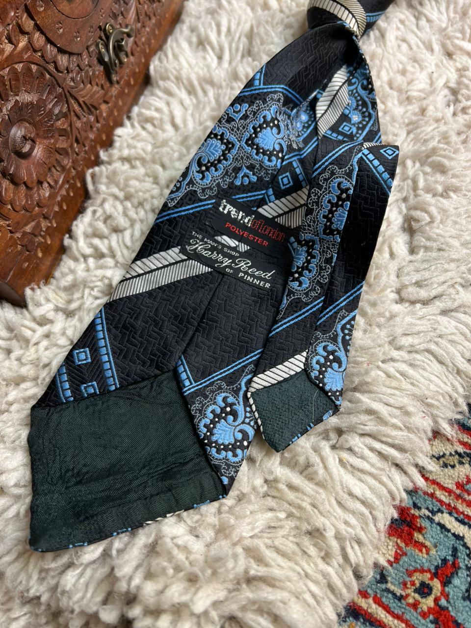 Vintage Pierre Cardin Paris Striped Silk-Feel Tie