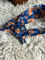 George Cotton-Linen Floral Necktie