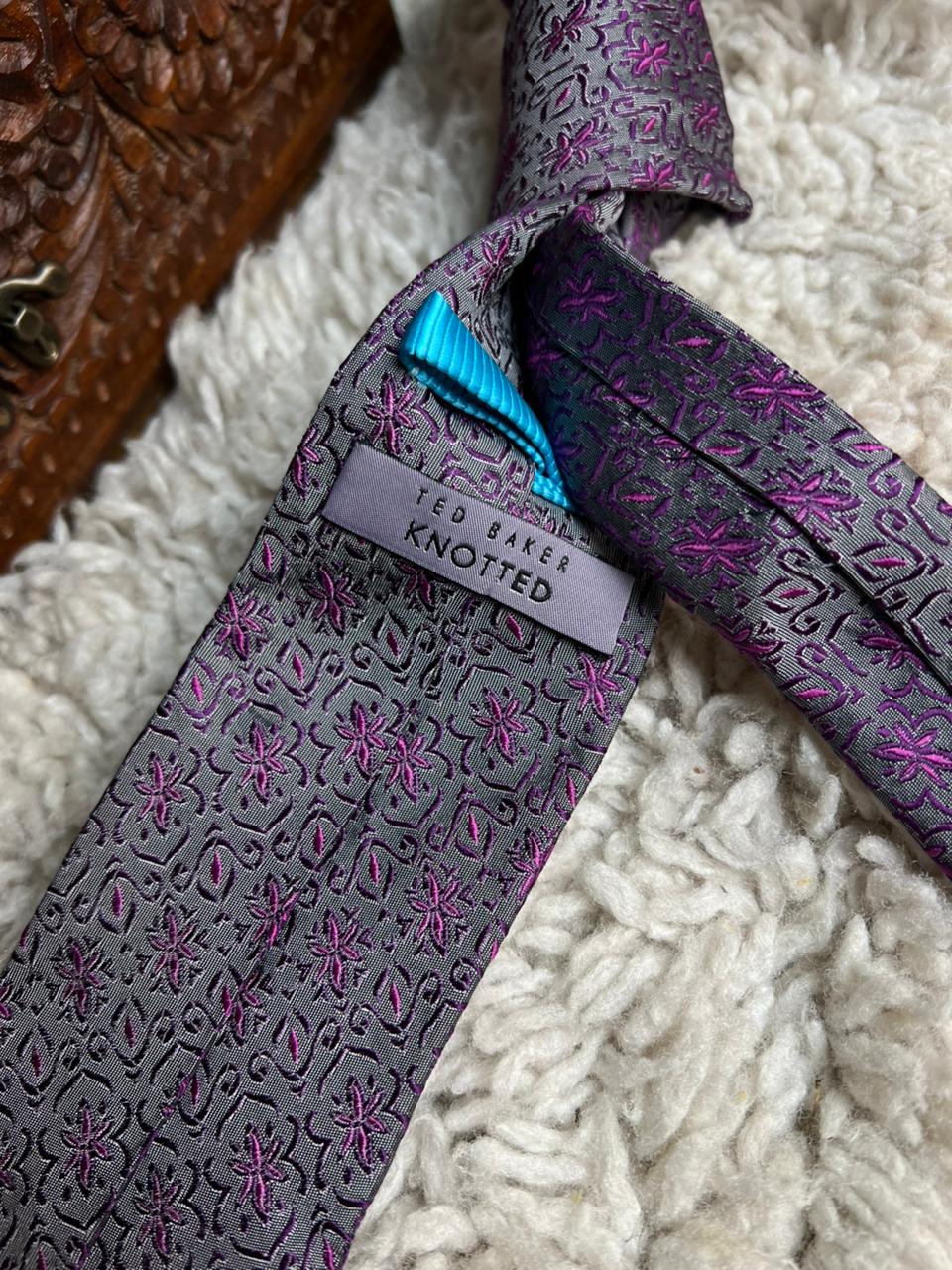 Ted Baker "Knotted" Collection Silk Tie