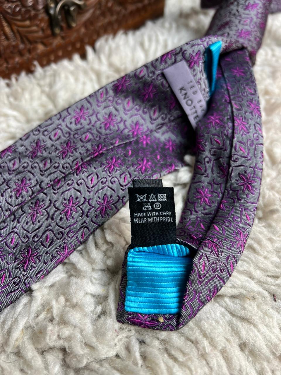 Ted Baker "Knotted" Collection Silk Tie