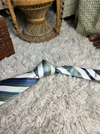 Ted Baker "In Ted We Trust" Striped Tie