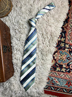 Ted Baker "In Ted We Trust" Striped Tie