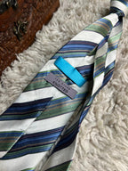 Ted Baker "In Ted We Trust" Striped Tie
