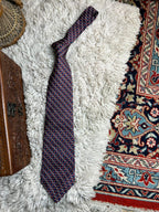 D'Alenbi Geometric Silk Tie