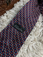 D'Alenbi Geometric Silk Tie