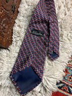 D'Alenbi Geometric Silk Tie
