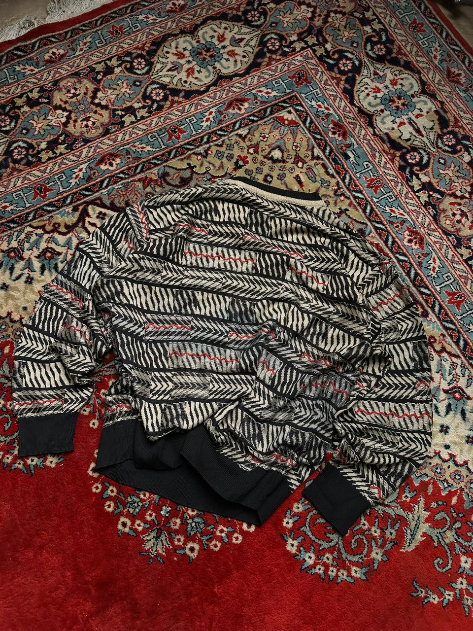 Vintage 90's Piazzetta Sports Vintage 3D Textured Knit Sweater